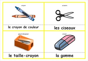 Pencil Case Wash Pouch Teacher Gifts Thanks Teacher French Print